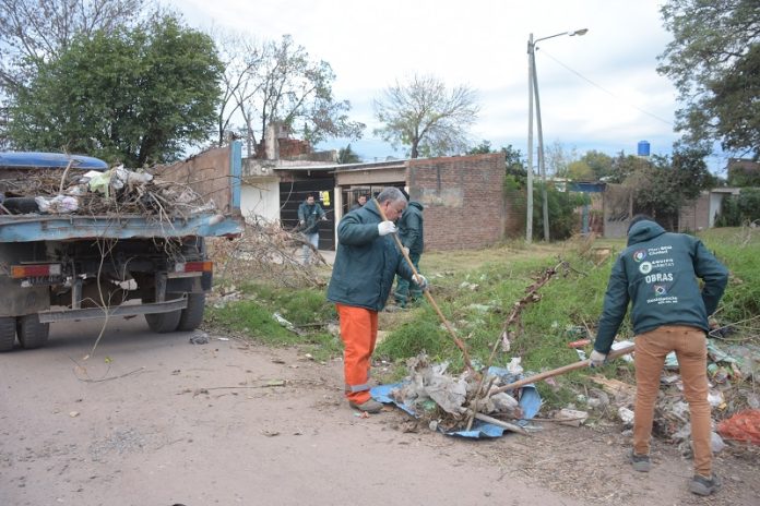 En los barrios del sudoeste avanzan con los trabajos de