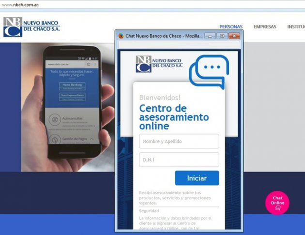 El Nuevo Banco del Chaco habilit el servicio de asesoramiento