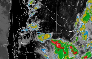 El sur del Chaco bajo alerta por probables tormentas fuertes